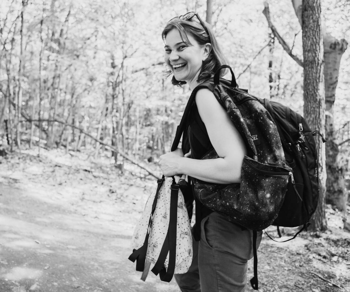 Emma McKay, certified forest therapy guide and life coach